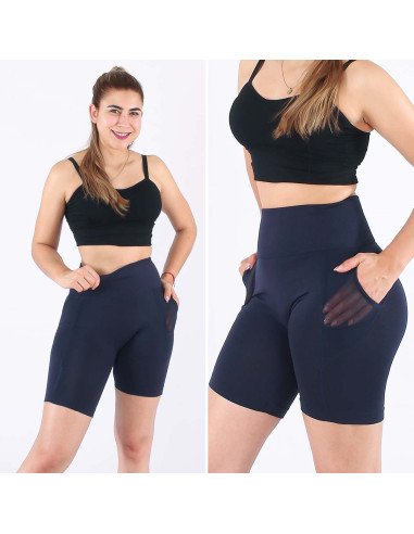 Leggins deportivos cortos para dama al Mayoreo en LHESH
