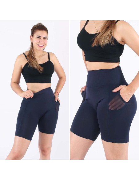 Leggins deportivos cortos para dama al Mayoreo en LHESH
