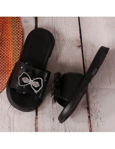 Sandalias con moño para niña al mayoreo en LHESH