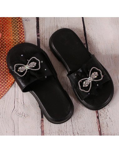 Sandalias con moño para niña al mayoreo en LHESH