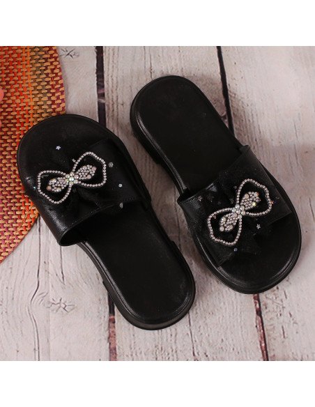 Sandalias con moño para niña al mayoreo en LHESH