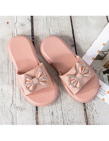 Compra sandalias para niña de moño | mayoreo en LHESH.mx  | calzado, ropa y más productos