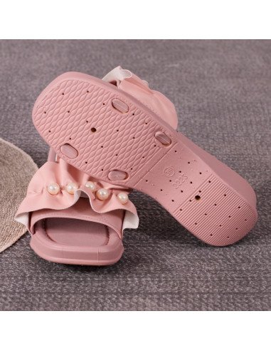 Sandalias con perlas para dama al mayoreo en LHESH