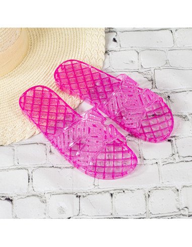 Sandalia transparentes para mujer mayoreo en LHESH