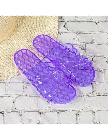 Sandalia transparentes para mujer mayoreo LHESH