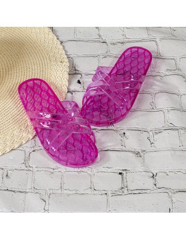 Sandalia transparentes para mujer mayoreo LHESH