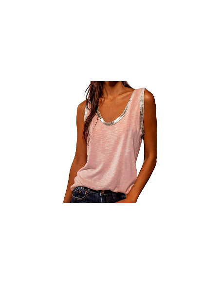 Moda plus blusa sin mangas para dama al mayoreo ofrece LHESH – ID 43600