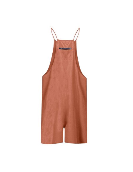 Moda plus jumpsuit holgado de tirantes para dama al mayoreo ofrece LHESH - ID 43570 café