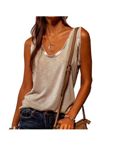 Moda plus blusa sin mangas para dama al mayoreo ofrece LHESH – ID 43602