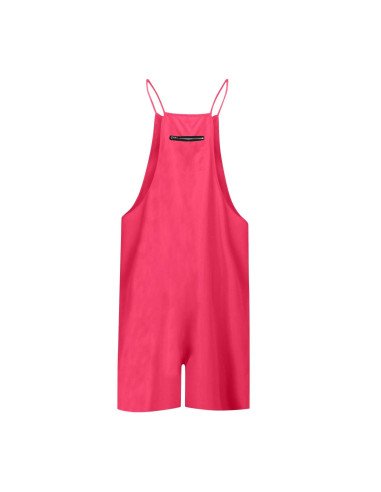 Moda plus jumpsuit holgado de tirantes para dama al mayoreo ofrece LHESH - ID 43573 rosa