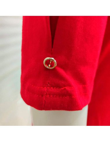 Moda plus blusa para dama al mayoreo ofrece LHESH - ID 43546 roja