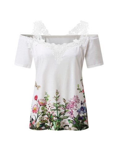 Mayoreo de ropa importada, moda plus blusa para dama - ID 43581