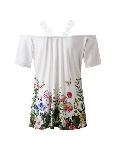 Mayoreo de ropa importada, moda plus blusa para dama - ID 43581