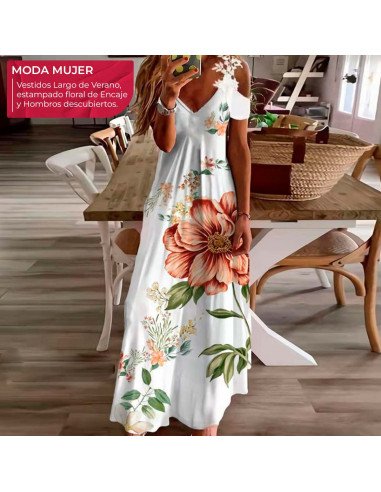 Mayoreo de ropa importada, moda plus vestido para dama - ID 43574