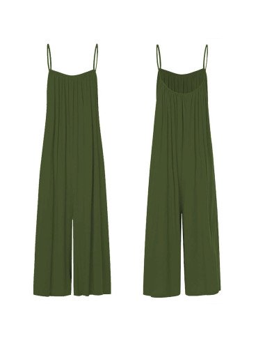 Moda plus jumpsuit para dama al mayoreo ofrece LHESH - ID 43533 verde