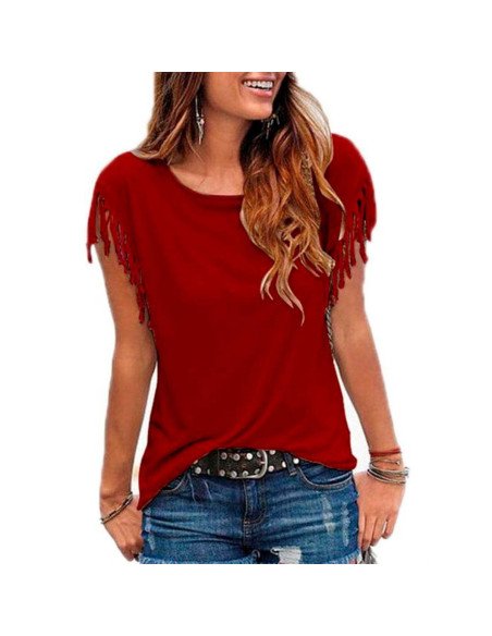 Mayoreo de ropa importada, moda plus blusa para dama - ID 43580