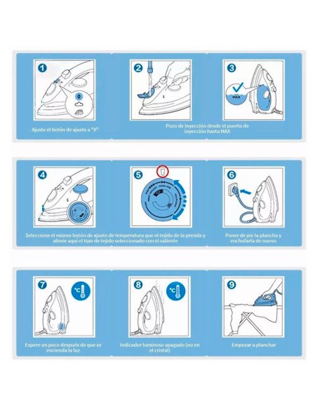 Plancha de Vapor importada al mayoreo en LHESH