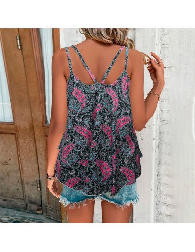 Mayoreo de ropa importada, moda plus blusa para dama - ID 43593