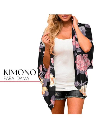 Moda plus kimono para dama al mayoreo ofrece LHESH - ID 43605