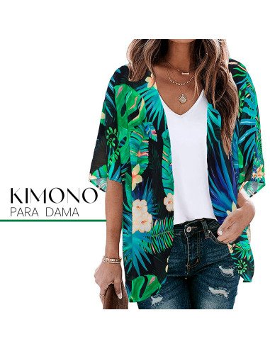 Moda plus kimono para dama al mayoreo ofrece LHESH - ID 43604