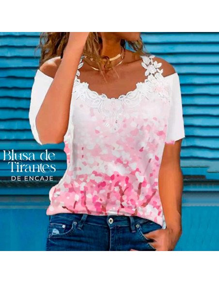 Mayoreo de ropa importada, moda plus blusa para dama - ID 43582