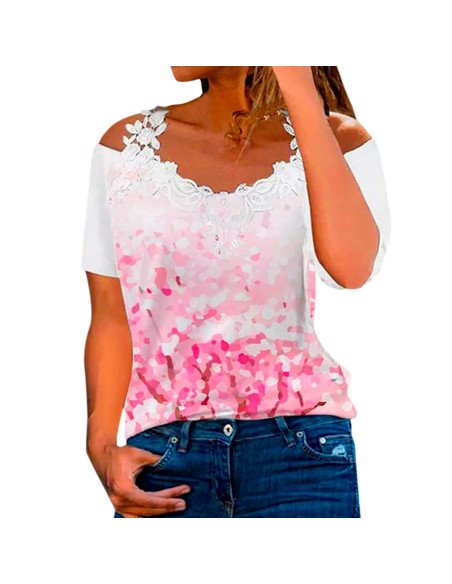 Mayoreo de ropa importada, moda plus blusa para dama - ID 43582