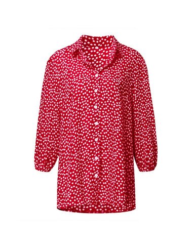 Mayoreo de ropa importada, moda plus blusa para dama - ID 43545