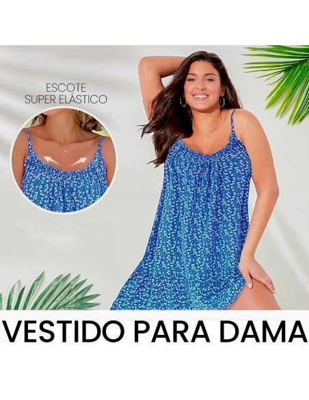 Mayoreo de ropa importada, moda plus vestido para dama - ID 43552