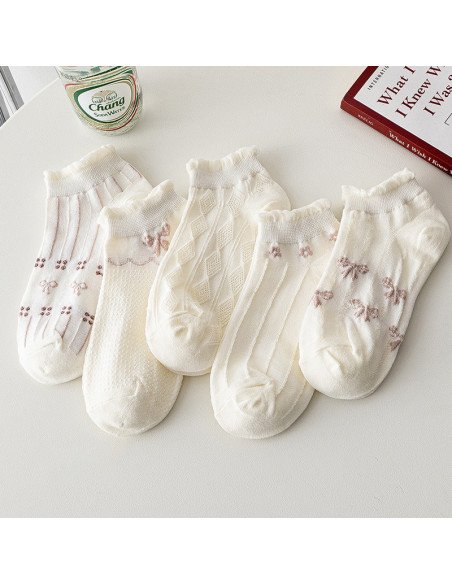 Calcetín Tobillero de encaje Blanco para Mujer | LHESH.mx | Mayoreo Calzado, Ropa y más productos