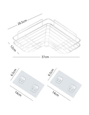 Repisa de esquina multiusos importado al mayoreo en LHESH