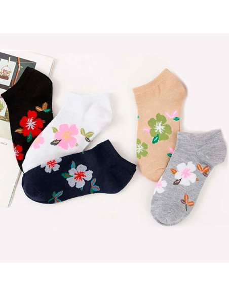 Calcetines Ocultos con Flores para Mujer  | LHESH.mx | Mayoreo Calzado, Ropa y más productos