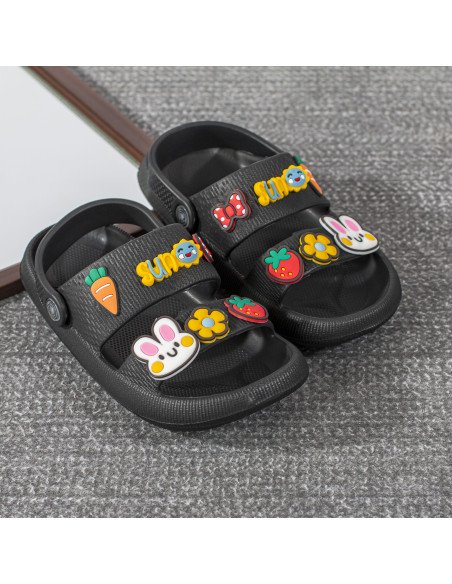 Sandalia de EVA con Figuras Plastisol para Niña  | LHESH.mx | Mayoreo Calzado, Ropa y más productos.