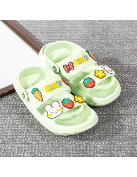 Sandalia de EVA con Figuras Plastisol para Niña  | LHESH.mx | Mayoreo Calzado, Ropa y más productos.