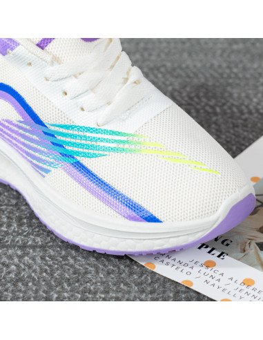 Tenis de inyección dama al mayoreo ofrece LHESH - ID 41332-40568 blanco