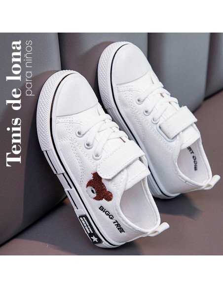 Compra al mayoreo tenis blancos para niño en LHESH