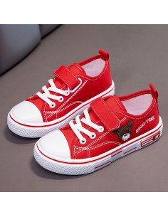 Tenis para niño rojos de venta al mayoreo en LHESH 2