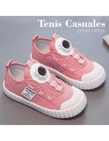 Compra tenis al mayoreo  para niña color rosa en LHESH