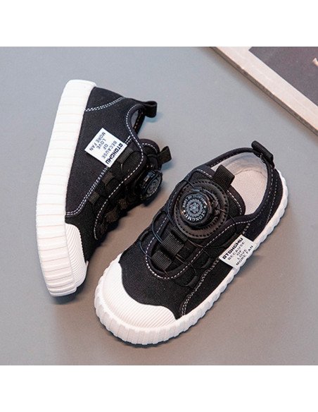 Compra tenis negros para niños al mayoreo en LHESH