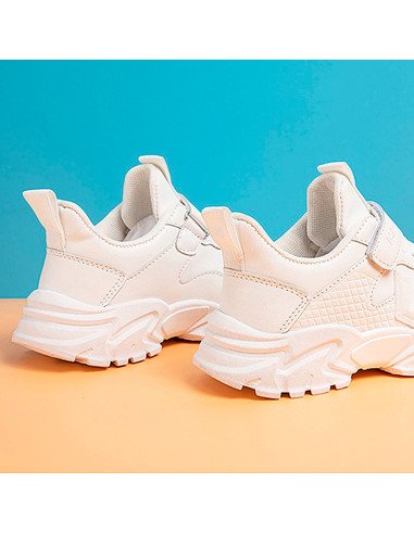 Tenis deportivos blancos para niños al mayoreo en LHESH