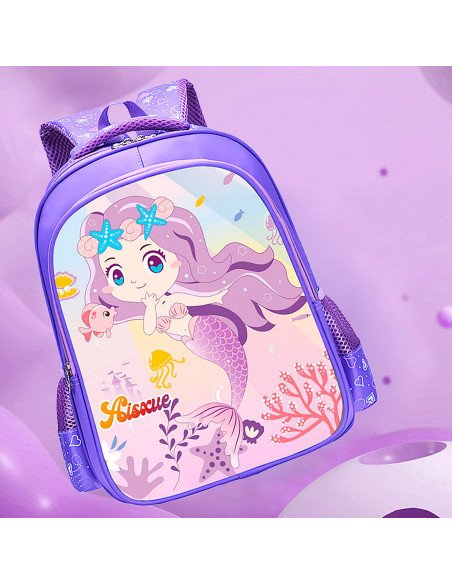 Mochila Escolar de sirena importada al mayoreo en LHESH