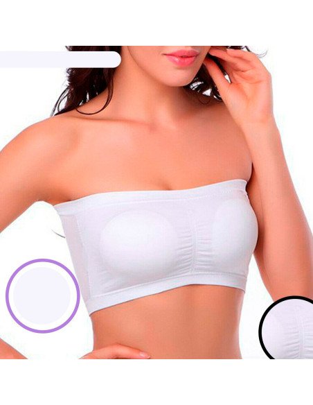 Top sin tirantes con malla transpirable al mayoreo en LHESH