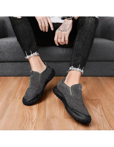 Calzado deportivo-casual para hombre al mayoreo ofrece LHESH - ID 45479 gris