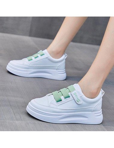 Tenis de inyección dama al mayoreo ofrece LHESH - ID 44757 blanco/verde