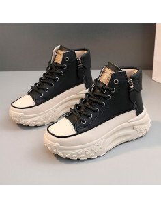 Tenis de inyección dama al mayoreo ofrece LHESH - ID 45376 negro/beige