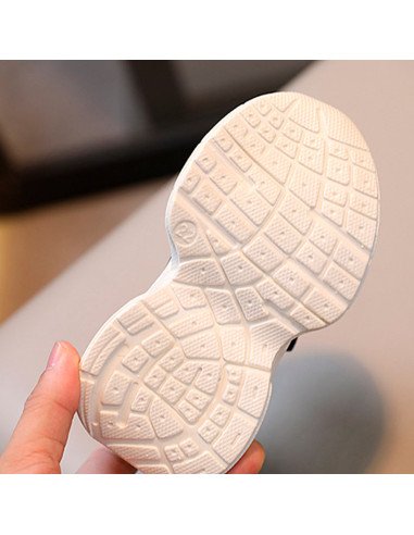 Tenis de inyección para niña al mayoreo ofrece LHESH - ID 45353 gris/morado