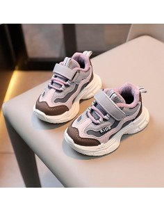 Tenis de inyección para niña al mayoreo ofrece LHESH - ID 45353 gris/morado