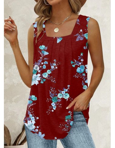 Blusa sin mangas para dama importada al mayoreo en LHESH