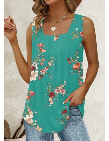 Blusa sin mangas para dama importada al mayoreo en LHESH