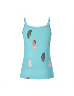 Moda plus blusa para dama al mayoreo ofrece LHESH – ID 45321 - azul 2