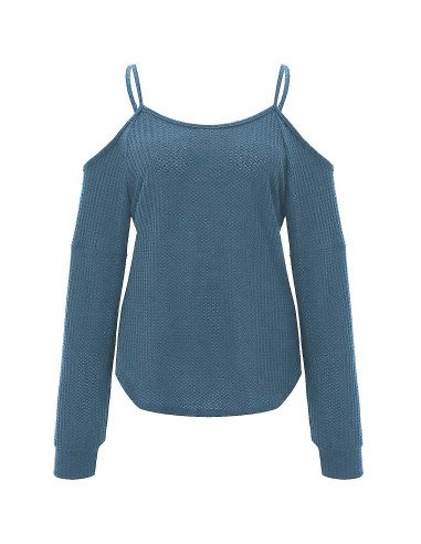 Mayoreo de blusa de moda con hombros descubiertos importada al en LHESH